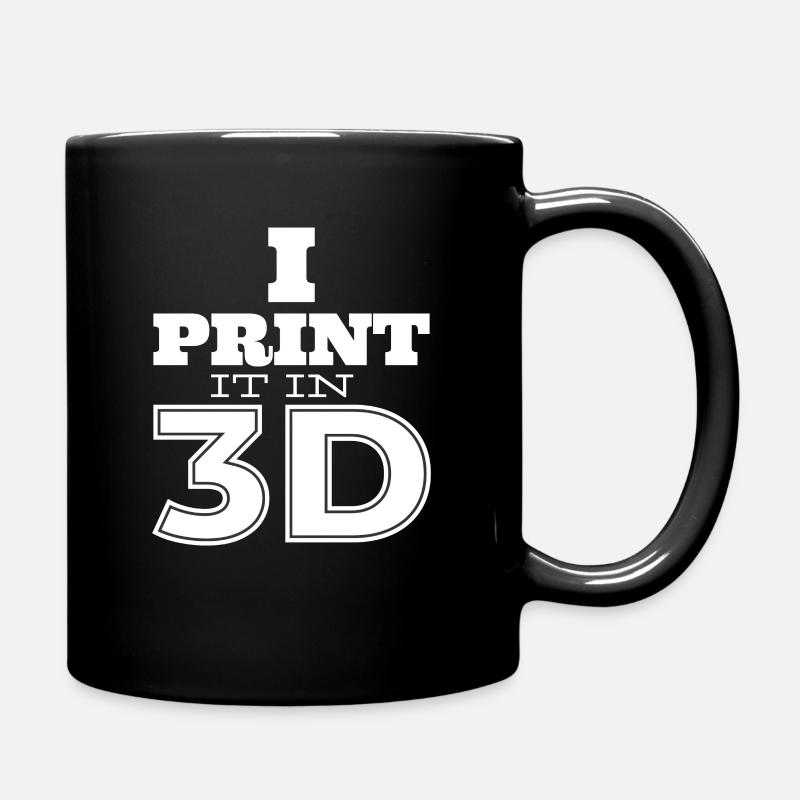Impression 3D Imprimante 3D Impression d'impression 3D dans 3D Maker - Mug uni - noir