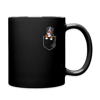Bernese Mountain Dog - Full Colour Mug - black - Right