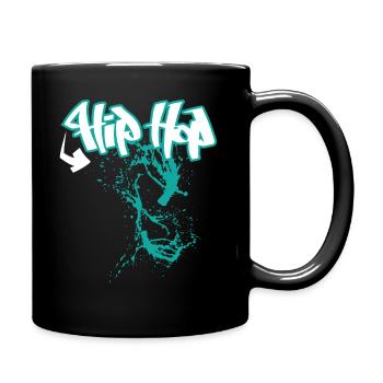 Hip Hop Rap-Musik - Tasse einfarbig - Schwarz - Rechts