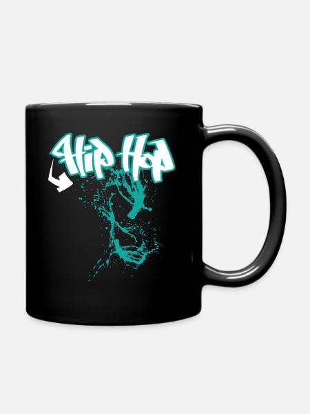 Hip Hop Rap-Musik - Tasse einfarbig - Schwarz