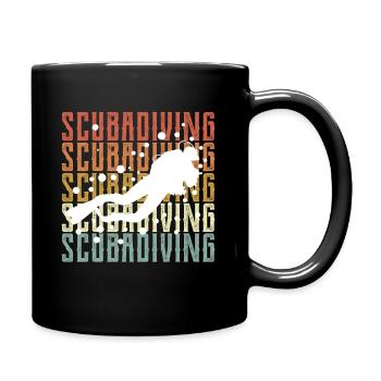 Scuba diving - Full Colour Mug - black - Right