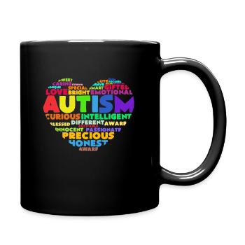 autism - Full Colour Mug - black - Right