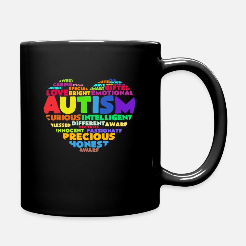 Autismus - Tasse einfarbig - Schwarz