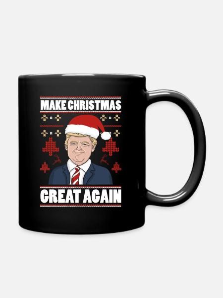 Weihnachten Make Christmas great again Lustiges - Tasse einfarbig - Schwarz