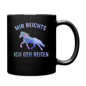 horse - Full Colour Mug - black - Right