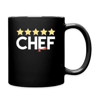 Star chef gift - Full Colour Mug - black - Right