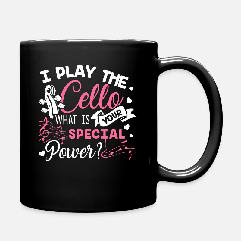 Violoncelle Je joue du violoncelle - Mug uni - noir