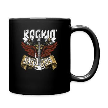 Rocking Since 1970 - Tasse einfarbig - Schwarz - Rechts
