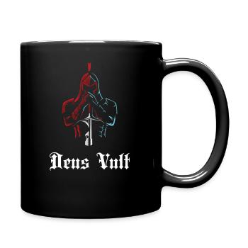 Ritter - Tasse einfarbig - Schwarz - Rechts