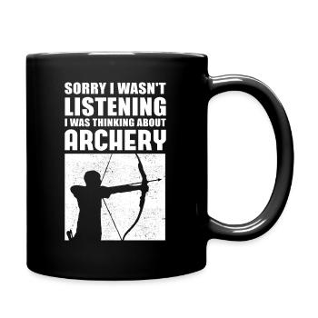 Archers archery | gift - Full Colour Mug - black - Right