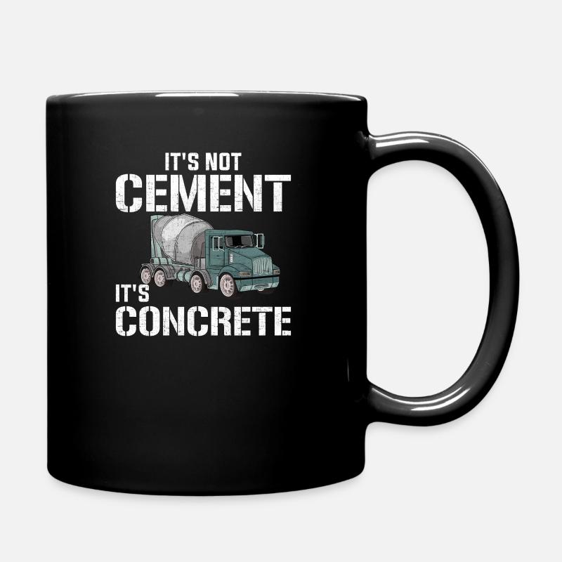 Ce n'est pas du ciment, c'est du béton, du béton - Mug uni - noir