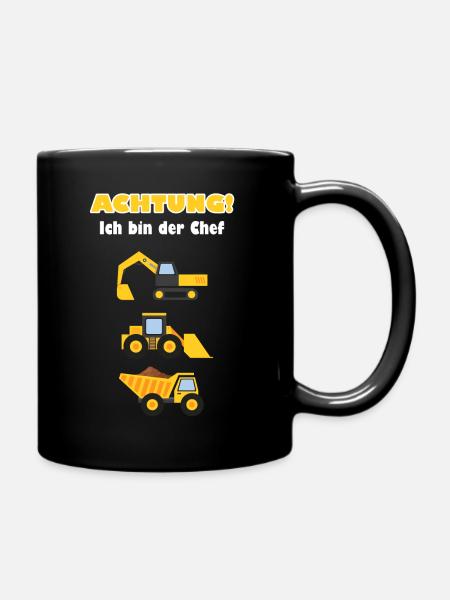Kinder Geburtstag Shirt Bagger Jungen - Tasse einfarbig - Schwarz