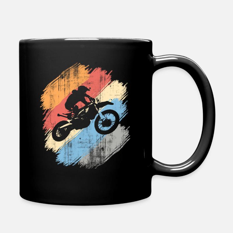 Motocross - Tasse einfarbig - Schwarz