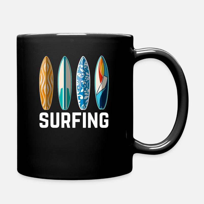 surfant - Mug uni - noir