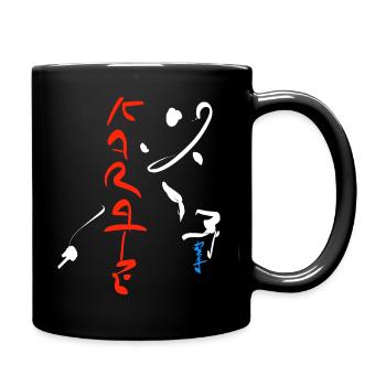 karate - Full Colour Mug - black - Right