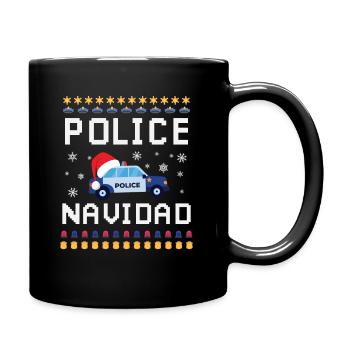 Police Police Navidad - Full Colour Mug - black - Right