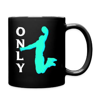 Basketball basketball - Mug uni - noir - Droite
