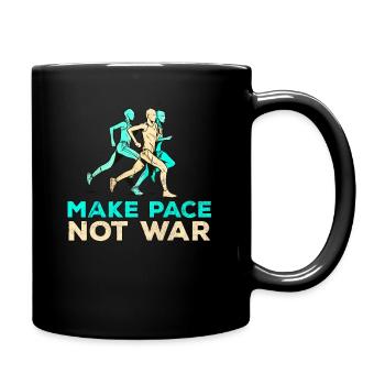 Jogger drôle de coureur en cours d'exécution disant cadeau - Mug uni - noir - Droite