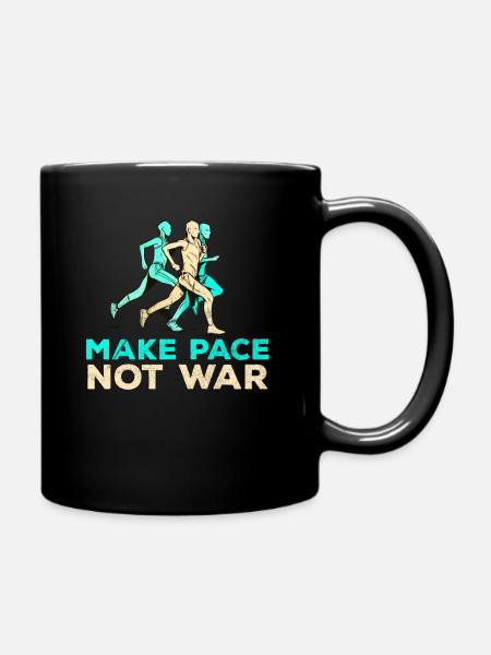 Jogger drôle de coureur en cours d'exécution disant cadeau - Mug uni - noir