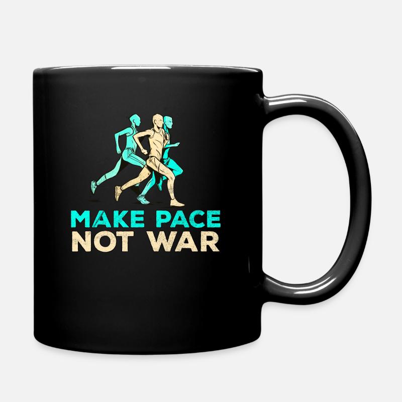 Lustiger Läufer Jogger Laufen Spruch Geschenk - Tasse einfarbig - Schwarz