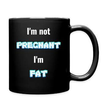 Lustig Lustig Lustig Lustig Lustig Lustig - Tasse einfarbig - Schwarz - Rechts