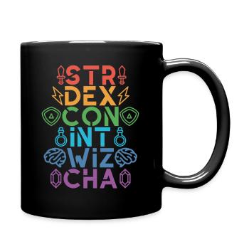 RPG Roleplay Fantasy - Full Colour Mug - black - Right