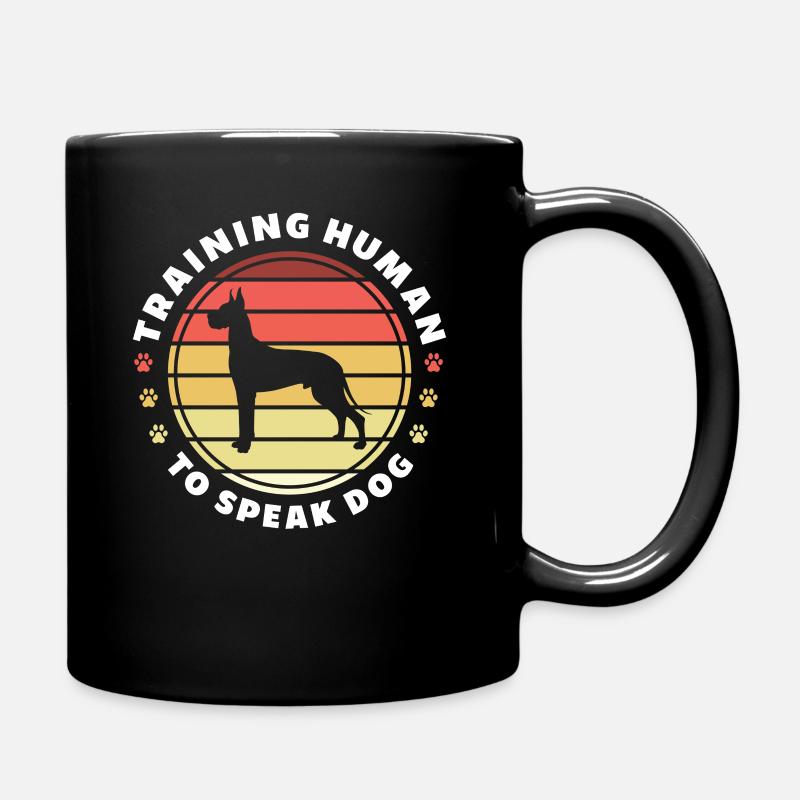 Drôle de chien dresseur de chien école de chien - Mug uni - noir