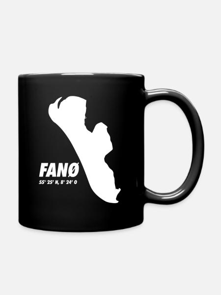 Fano Fanö dänische Inseln - Tasse einfarbig - Schwarz