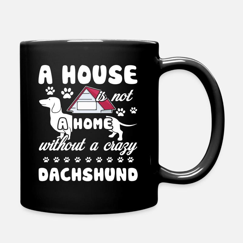 Maison de teckel sans teckel - Mug uni - noir