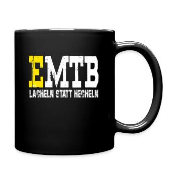 EBike E Mountainbike EBike Zubeör Mountainbikes - Tasse einfarbig - Schwarz - Rechts