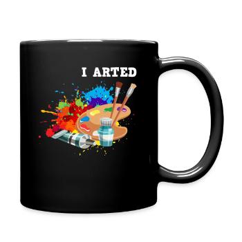 Art Creative Artist Teacher Painter Art Teacher - Full Colour Mug - black - Right