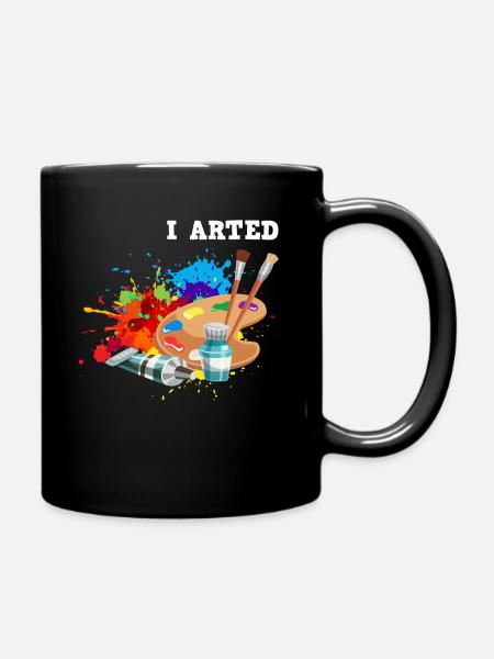 Art Créateur Professeur Artiste Peintre Professeur d'art - Mug uni - noir
