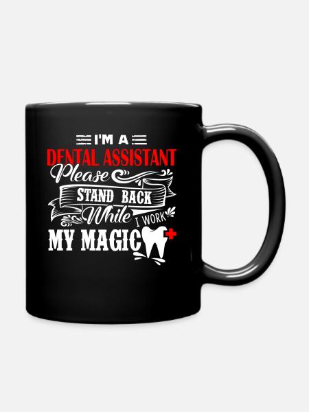 Assistant dentaire Je suis un assistant dentaire - Mug uni - noir