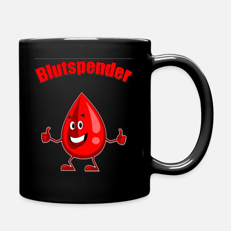 Don de sang cadeau idée cadeau don de sang - Mug uni - noir