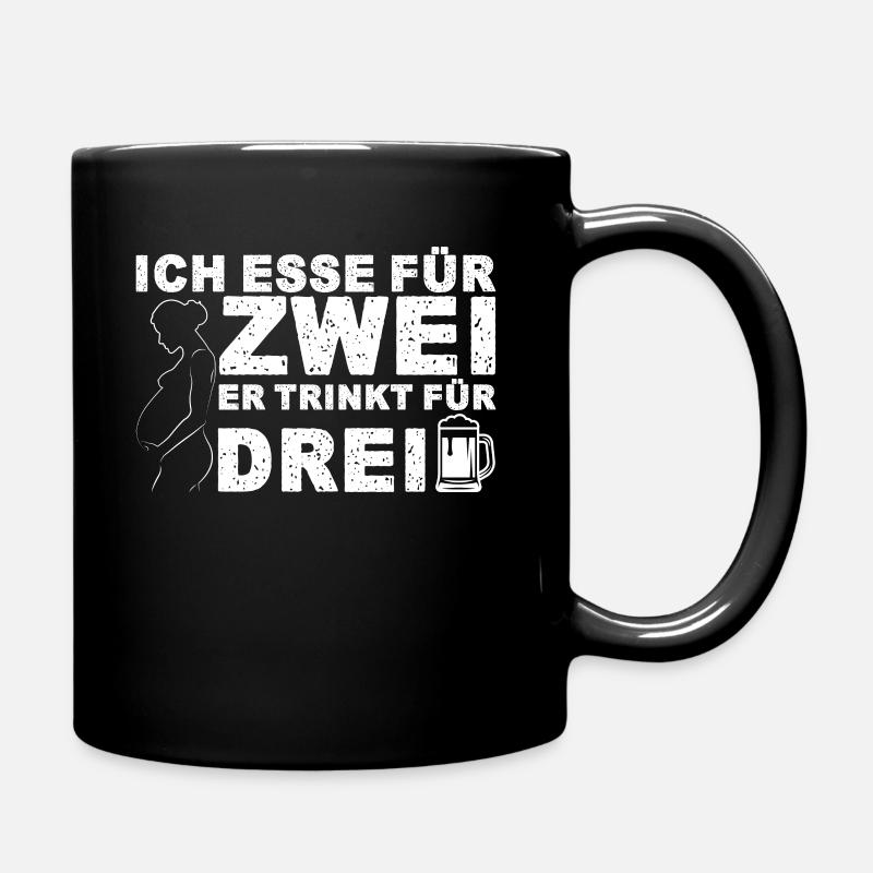 Schwangerschaft Baby Werdende Eltern Mutterschaft - Tasse einfarbig - Schwarz