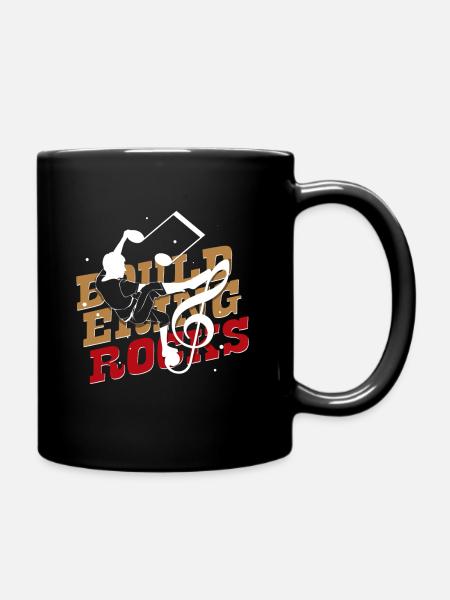 Bouldering sur le rocher - Mug uni - noir