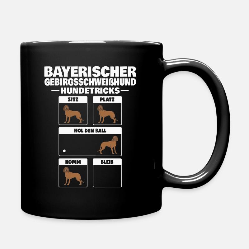 Bayerischer Gebirgsschweisshund Tricks BGS - Tasse einfarbig - Schwarz