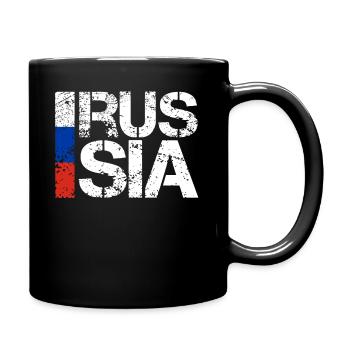 Russie - Mug uni - noir - Droite