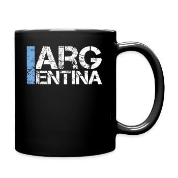 Argentine - Mug uni - noir - Droite