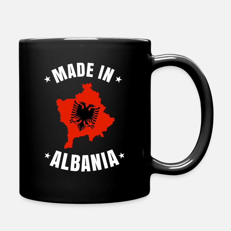 Albanie - Mug uni - noir