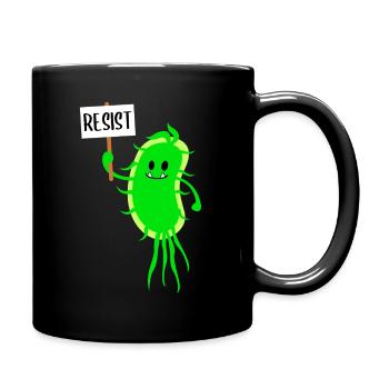 Microbiology Virus Gene Biology Teacher - Full Colour Mug - black - Right