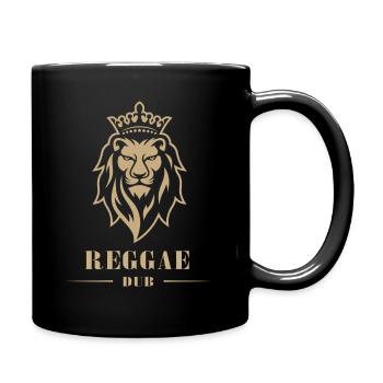 reggae - Full Colour Mug - black - Right