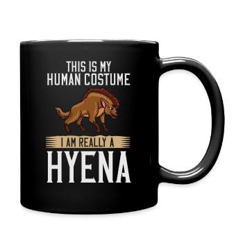 Hyène asie afrique hyènes hyène hyène hyène - Mug uni - noir - Droite