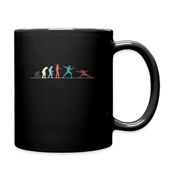 Fechten Fechter Geschenk - Tasse einfarbig - Schwarz - Rechts