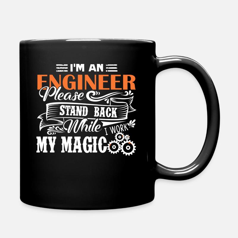 Ingenieur Ich bin ein Ingenieur - Tasse einfarbig - Schwarz