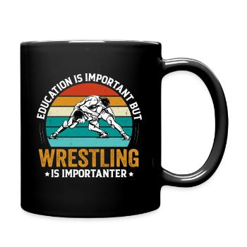 Lutte Lutte Arts Martiaux Lutte - Mug uni - noir - Droite
