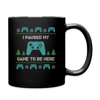 Cadeau de chandail de Noël laid Gamer Gaming - Mug uni - noir - Droite