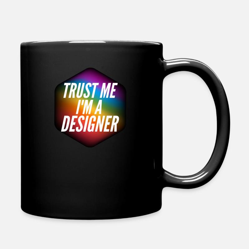 Cadeau de graphiste - Mug uni - noir