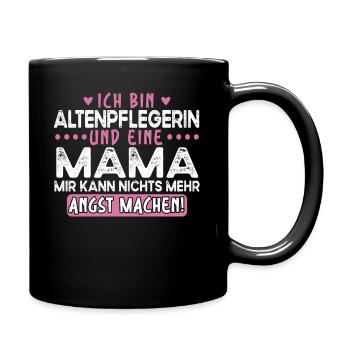 Altenpflegerin Mama Pflegekraft Altersheim - Tasse einfarbig - Schwarz - Rechts