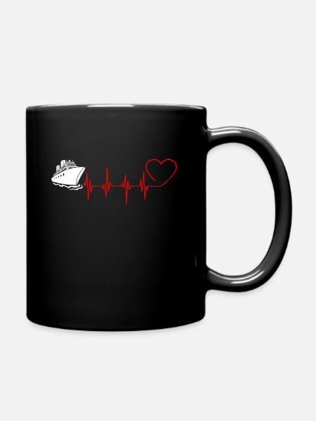 Kreuzfahrtschiff Traumreisen Geschenkidee - Tasse einfarbig - Schwarz